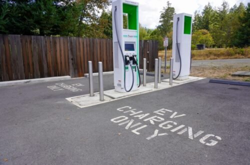 Electric Vehicle Charging Spots on Route 66