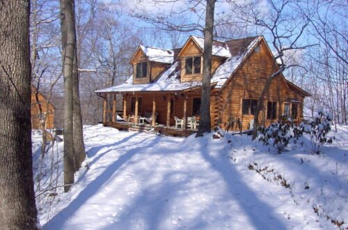 best winter cabin stays in the Blue Ridge Mtns