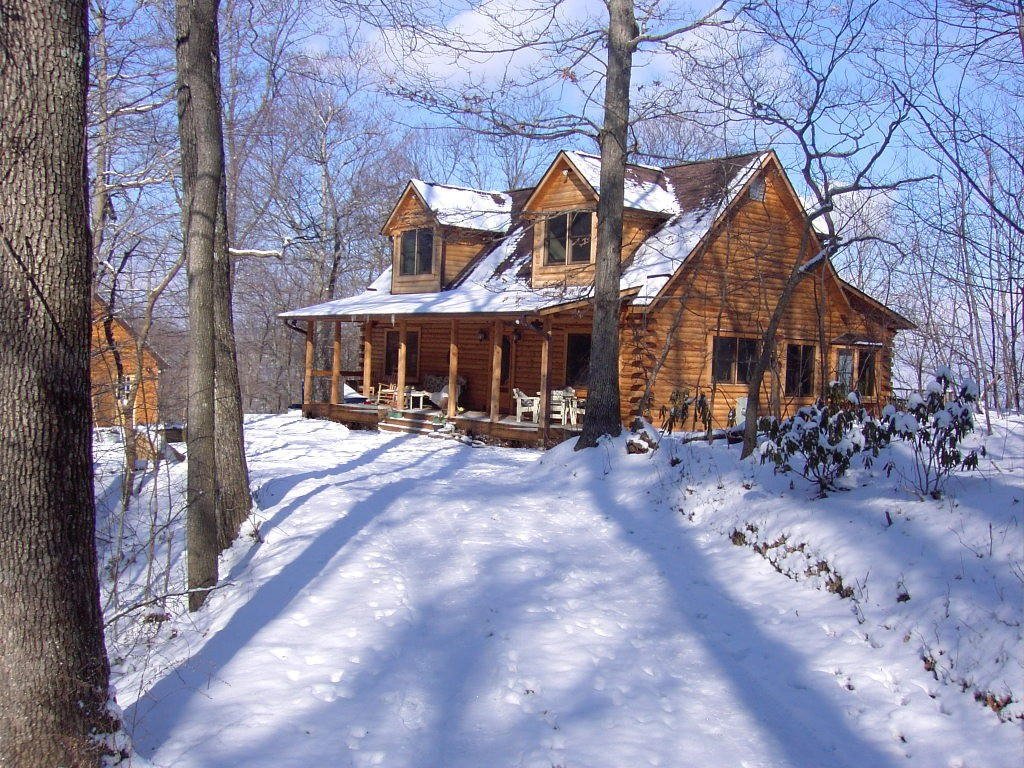 best winter cabin stays in the Blue Ridge Mtns