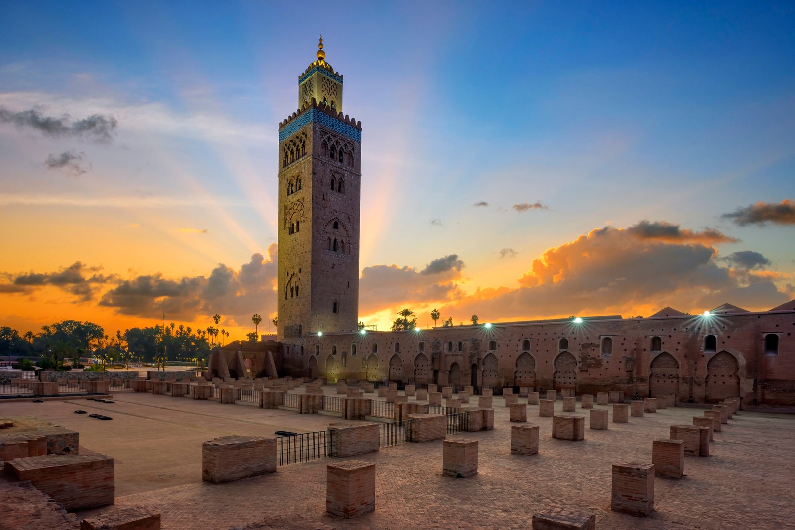 Registan Square Samarkand at sunset